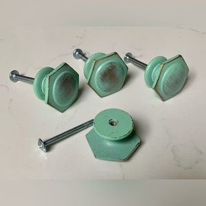 Set of 4 Brass Knobs